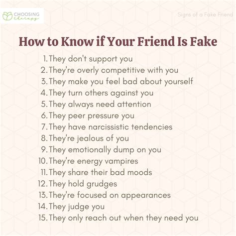 signs of untrue friends.